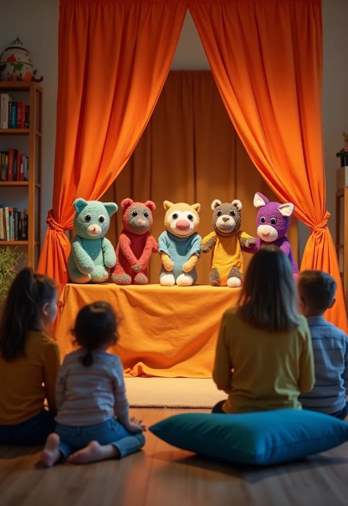 2026 Valentine’s Magic in 10 Minutes: 15 No-Prep Activities Busy Moms Swear By (Lace, Circus & Celestial Fun) - 3. Circus-Themed Puppet Show 1