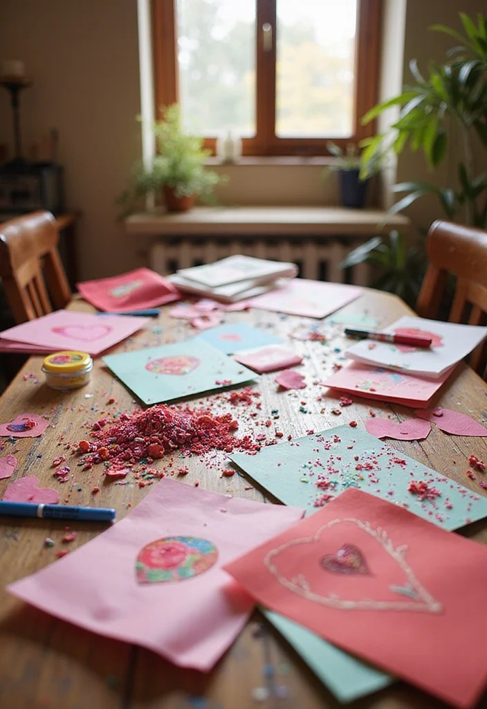 2026 Valentine’s Magic in 10 Minutes: 15 No-Prep Activities Busy Moms Swear By (Lace, Circus & Celestial Fun) - 7. DIY Valentine’s Day Cards 1