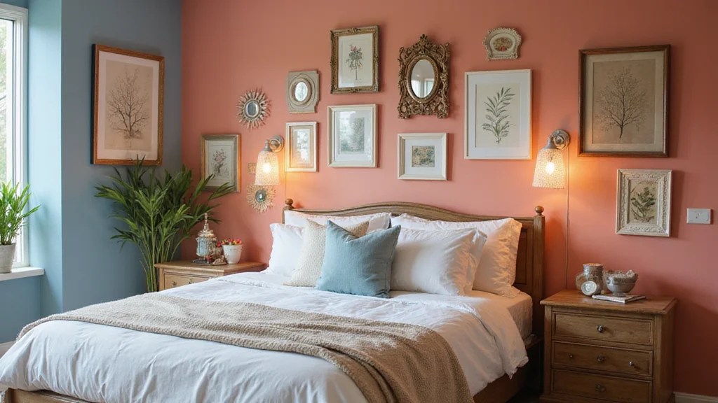 Bedroom Wall Decor Ideas by Wall Color: Frames, Stickers & Showpieces That Match&nbsp;Perfectly