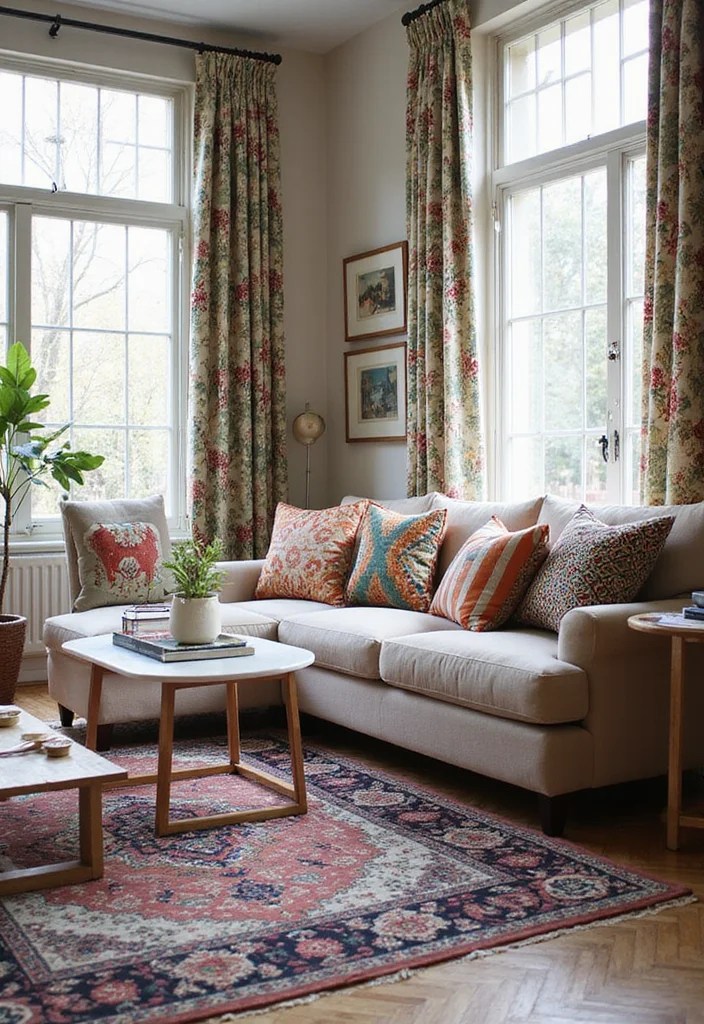 Unleash Your Unique Home Decor: 10 Masterstroke Ideas for Creative Homemakers! - 9. Mix and Match Patterns 1