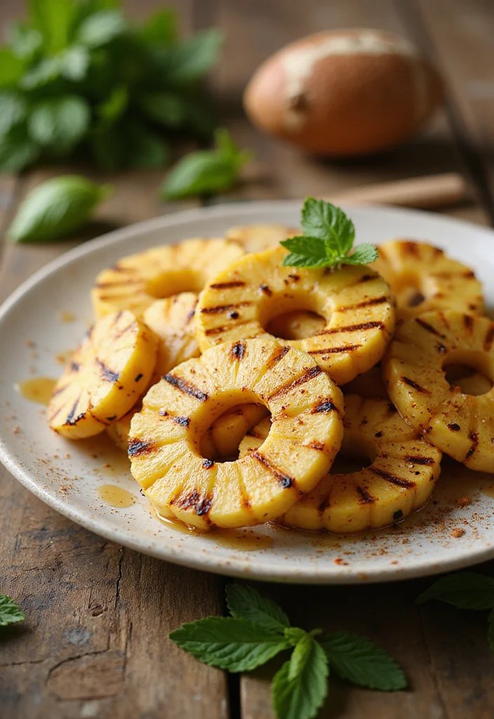 10 Super Bowl Grilled Recipes That Will Steal the Show (Your Guests Will Beg for More!) - 10. Grilled Pineapple with Honey 1