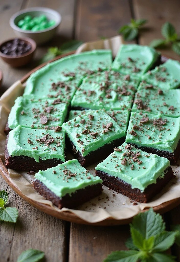 5 Classic St. Patrick's Day Desserts That Will Wow Your Guests (Wait Until You See #4!) - 3. Irish Brownies with Mint Frosting 1