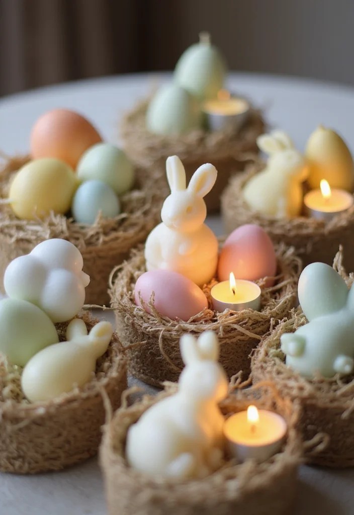 10 DIY Easter Gifts That Are Way Cooler Than Store-Bought (Your Friends Will Love #2!) - 3. Easter-Themed Candles 1