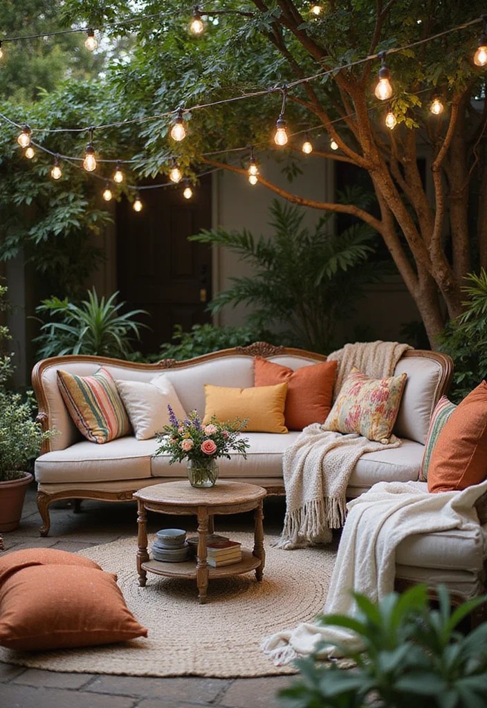 10 Ways to Create a Magical Atmosphere for Your Bridgerton Tea Party (Don't Miss #5!) - 4. Set Up an Inviting Lounge Area 1