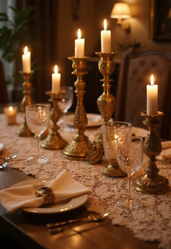 10 Ways to Create a Magical Atmosphere for Your Bridgerton Tea Party (Don't Miss #5!) - 7. Incorporate Elegant Table Decor 1