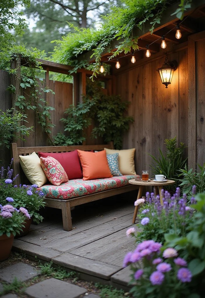 14 Ground Level Deck Ideas That'll Blend Seamlessly with Your Garden Paradise! - 1. Cozy Corner Deck 1