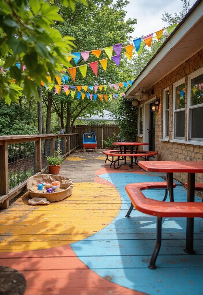 14 Ground Level Deck Ideas That'll Blend Seamlessly with Your Garden Paradise! - 13. Family-Friendly Deck 1