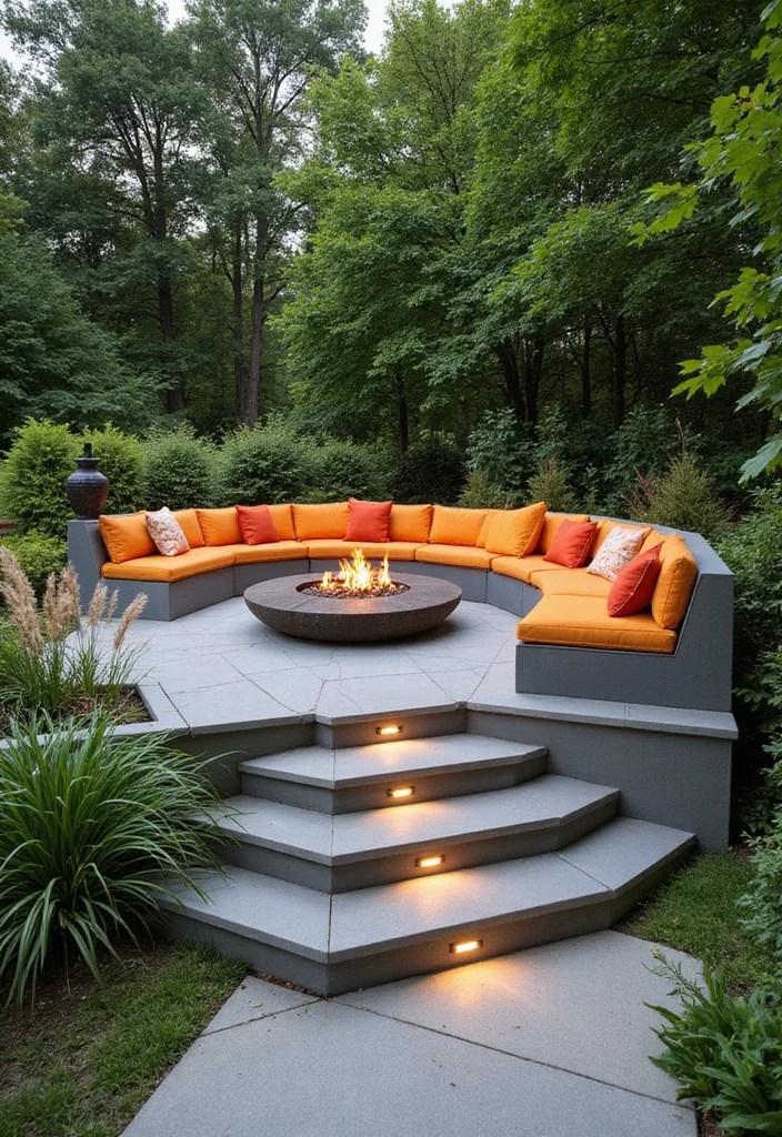 14 Ground Level Deck Ideas That'll Blend Seamlessly with Your Garden Paradise! - 2. Elevated Seating Platform 1