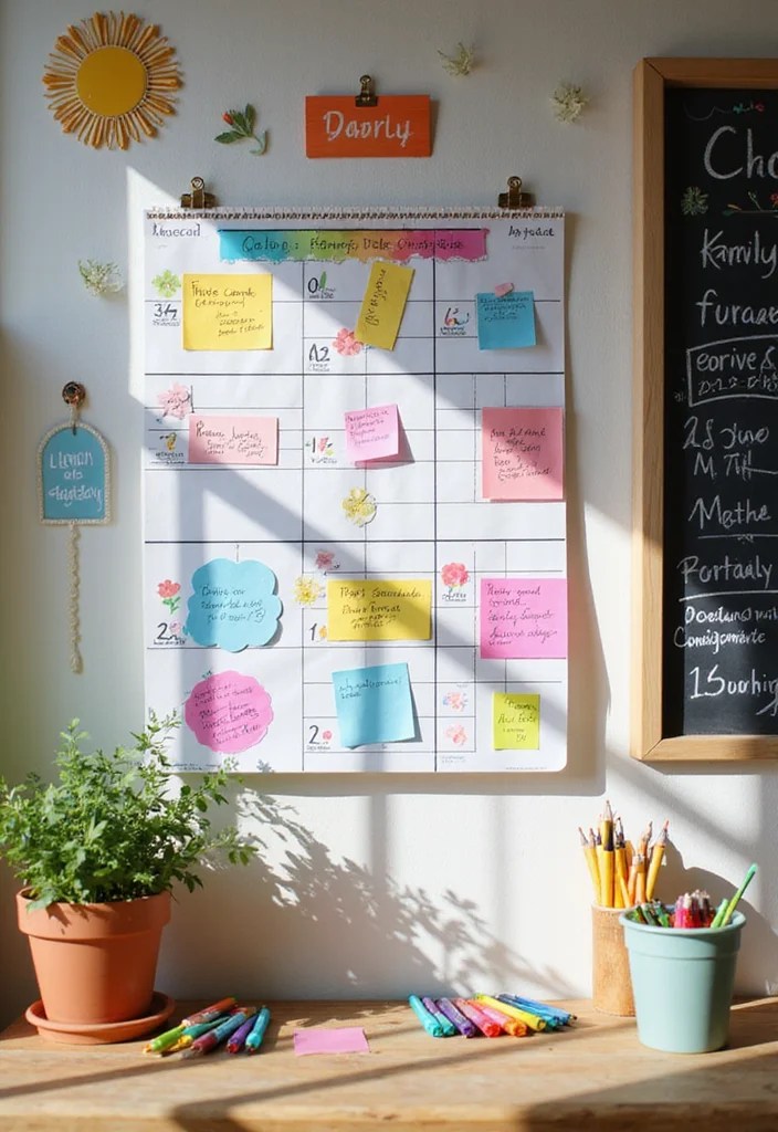 15 Insanely Clever Mom Life Hacks You Need to Upgrade Your Parenting Game! - 2. The Color-Coded Calendar System 1