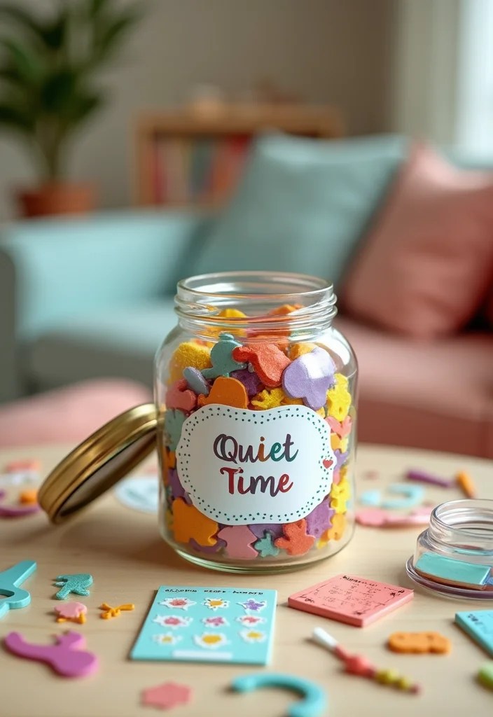 15 Insanely Clever Mom Life Hacks You Need to Upgrade Your Parenting Game! - 6. The DIY Quiet Time Jar 1