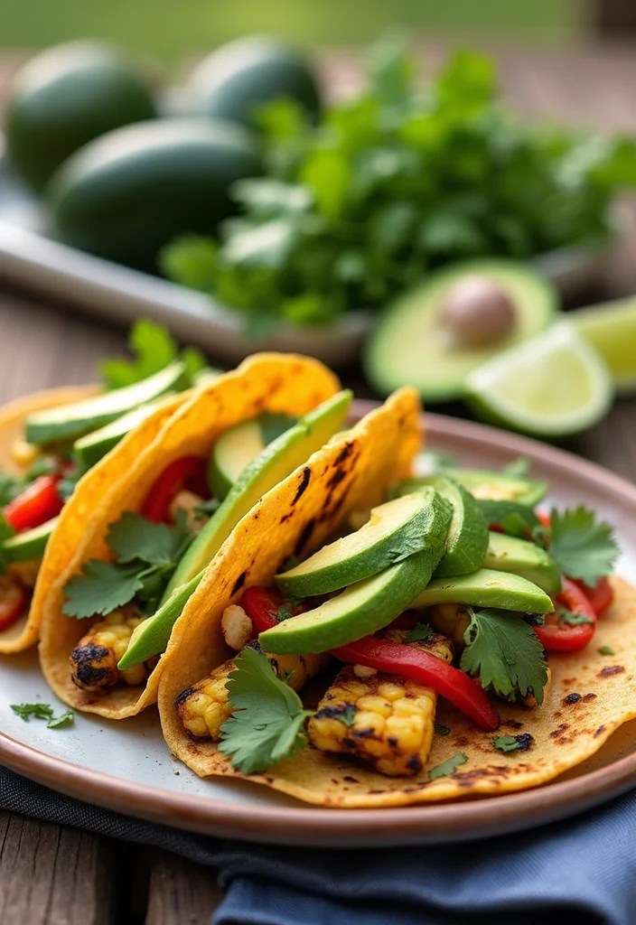 15 Mouthwatering Plant-Forward Meals for Spring That Will Brighten Your Table! - 5. Grilled Vegetable Tacos 1