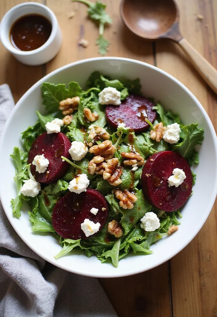 15 Mouthwatering Plant-Forward Meals for Spring That Will Brighten Your Table! - 6. Beet and Goat Cheese Salad 1