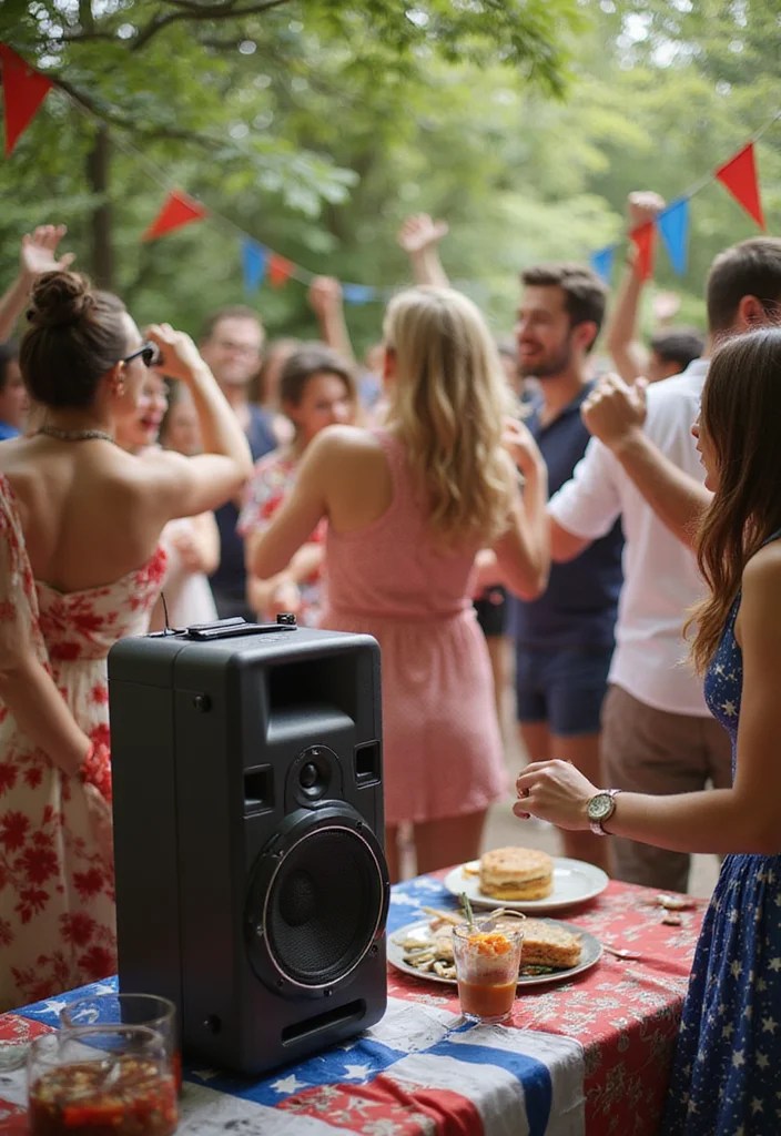 17 Unforgettable Fourth Of July Celebration Ideas That Will Wow Your Guests! - 7. Red, White, and Blue Playlist 1