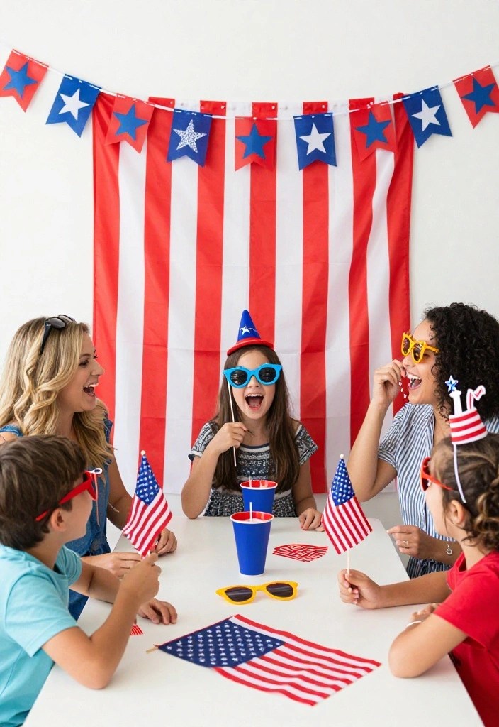 17 Unforgettable Fourth Of July Celebration Ideas That Will Wow Your Guests! - 9. Themed Photo Booth 1