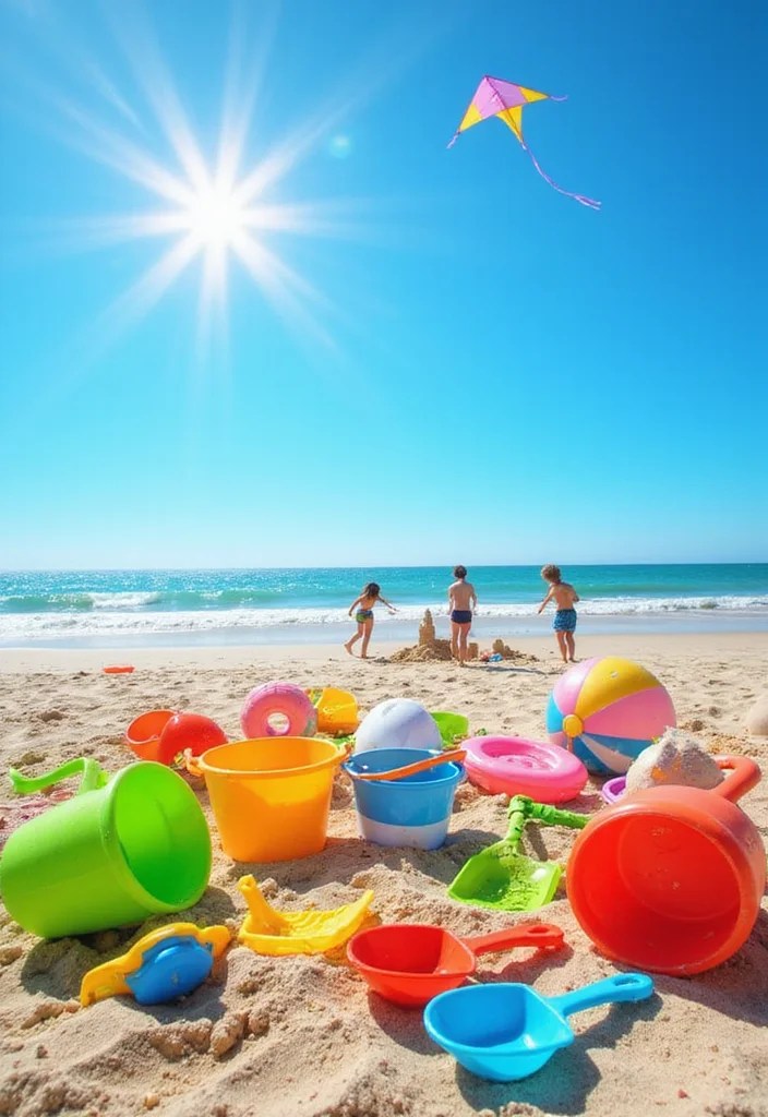 Beach Family Vacation Packing List 2026 (Cute + Minimal Essentials) - 3. Fun Beach Toys 1