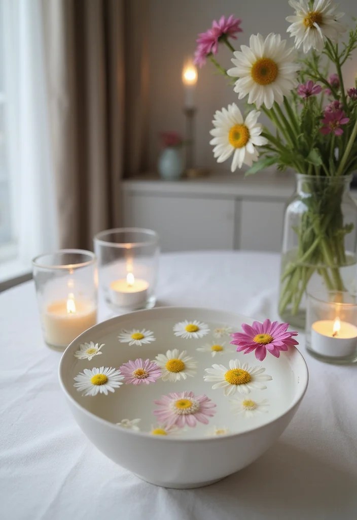 Create the Perfect Easter Floral Arrangement: 7 DIY Ideas That Wow! - 6. Minimalist Spring Bloom Bowl 1