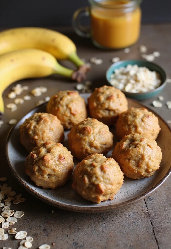 Easy Snack Freezer Tricks for Kids | Healthy Make-Ahead Recipes for Busy Parents - 4. Banana Oatmeal Bites 1
