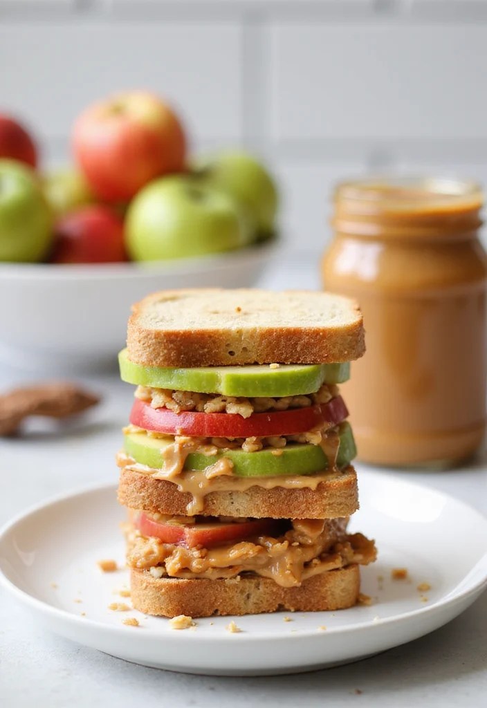 Easy Snack Freezer Tricks for Kids | Healthy Make-Ahead Recipes for Busy Parents - 7. Apple Sandwiches 1