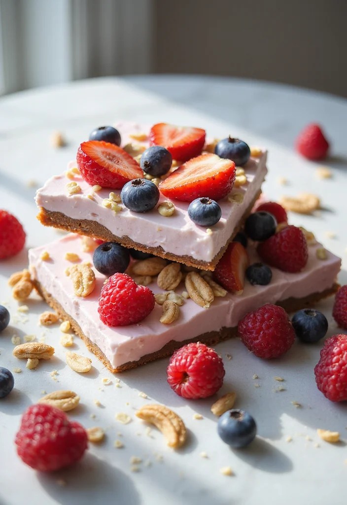 Easy Snack Freezer Tricks for Kids | Healthy Make-Ahead Recipes for Busy Parents - 9. Frozen Yogurt Bark 1