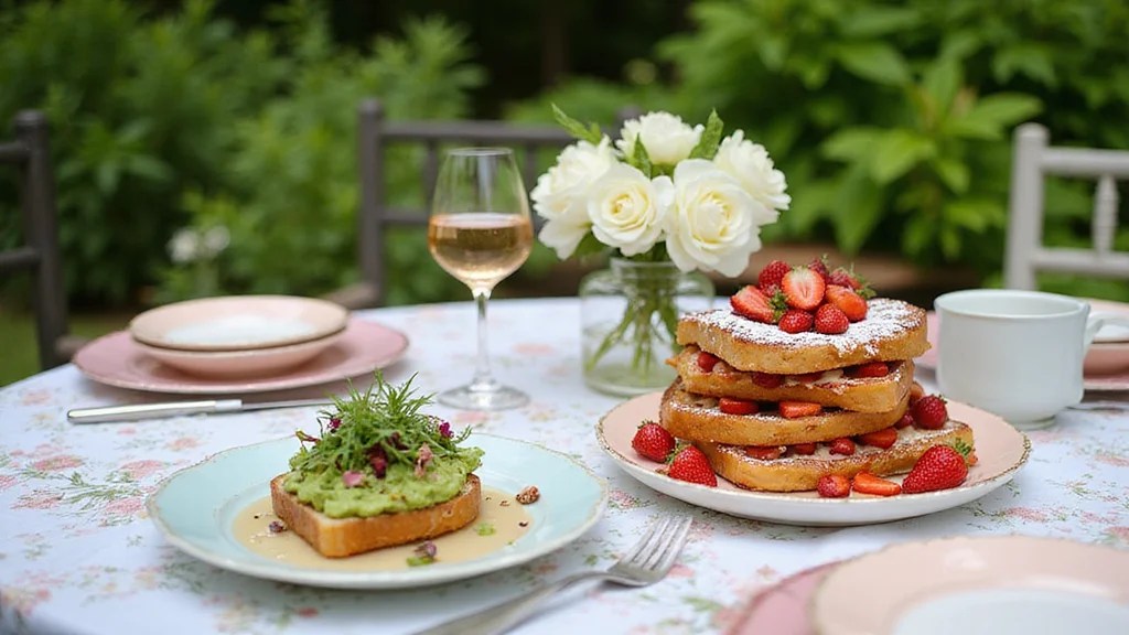 Make Mom Smile with Strawberry Stuffed French Toast & Avocado Rose Toast Brunch!