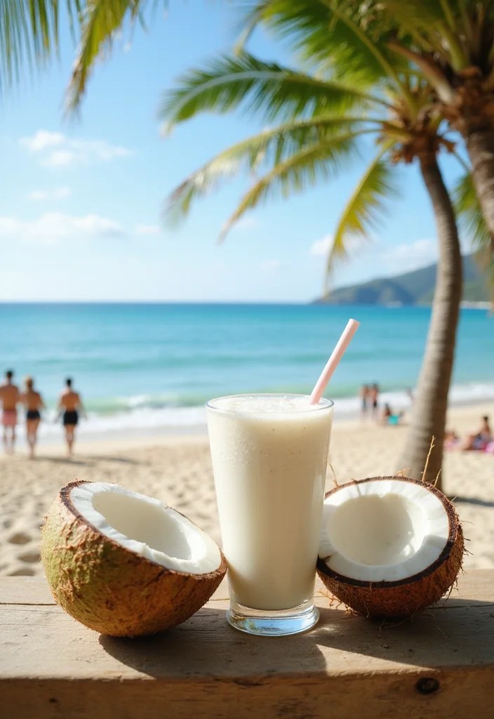 The Cutest Beach Snacks Ever: Watermelon Pizza & Chocolate Banana Pops - 10. Coconut Water: The Ultimate Refreshment 1