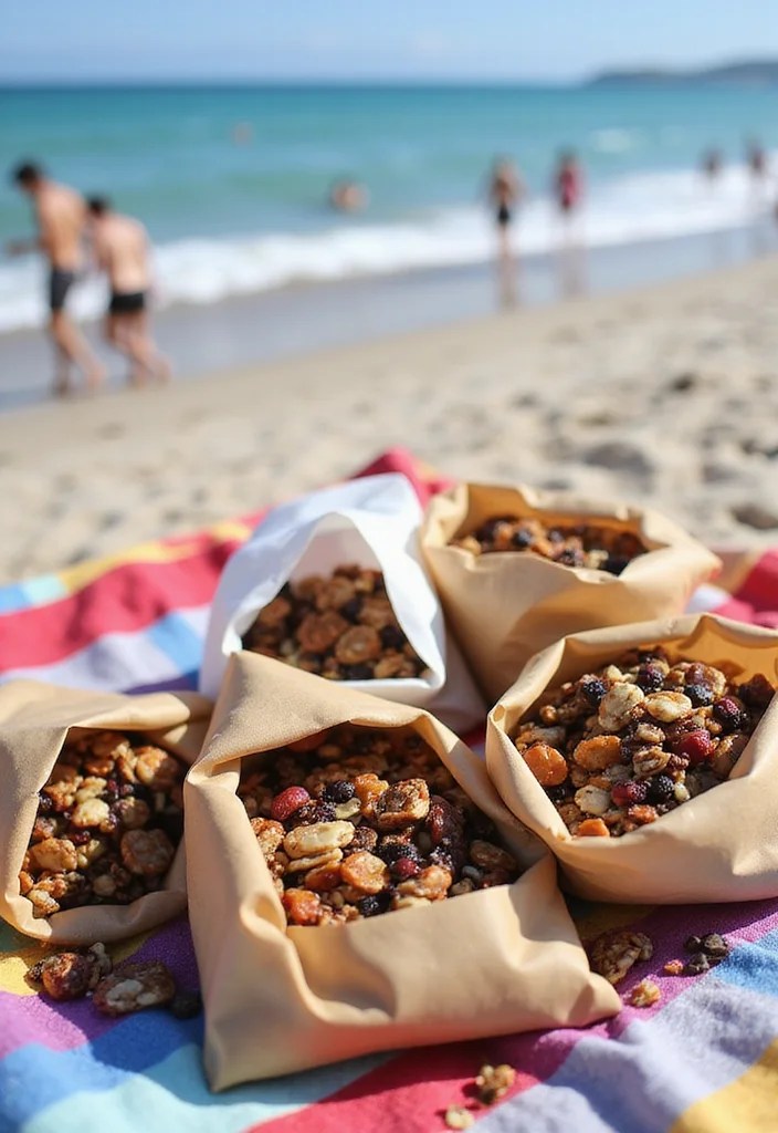 The Cutest Beach Snacks Ever: Watermelon Pizza & Chocolate Banana Pops - 8. Trail Mix: A Crunchy Snack On-the-Go 1