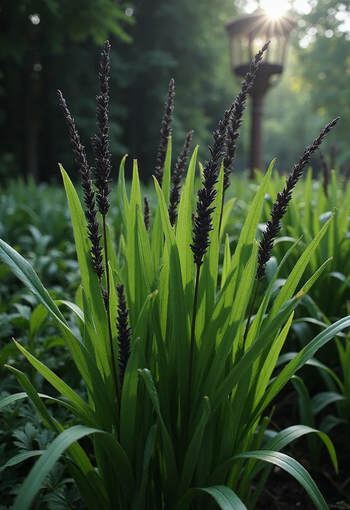 10 Mysterious Gothic Plants That Will Transform Your Space into a Dark Wonderland! - 9. Tibetan Black Rice Plant (Oryza sativa) 1