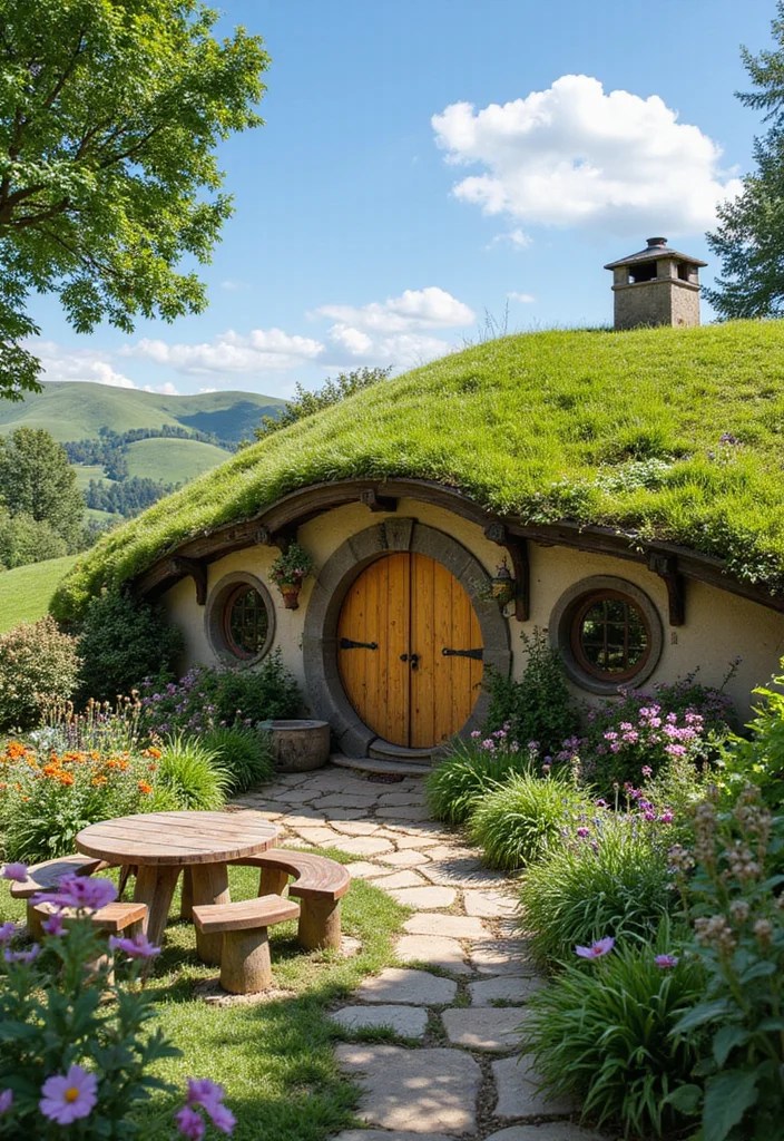 10 Underground Homes Ideas That Will Change How You Think About Living! - 1. The Hobbit House 1