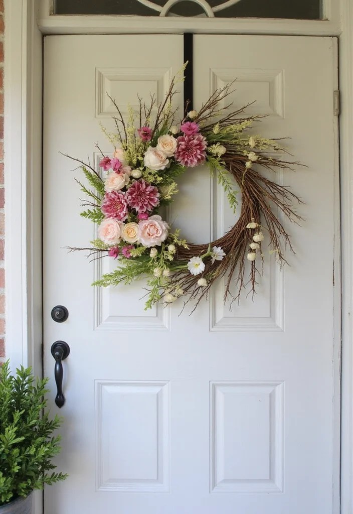 13 DIY Spring Porch Decor Hacks That Will Transform Your Entryway! - 2. Wreaths for Every Season 1