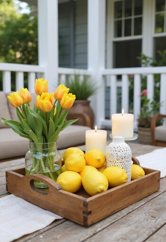 13 DIY Spring Porch Decor Hacks That Will Transform Your Entryway! - 7. Seasonal Table Centerpiece 1