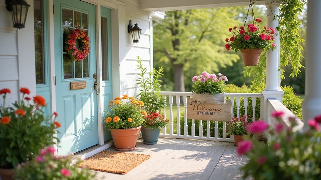 13 DIY Spring Porch Decor Hacks That Will Transform Your&nbsp;Entryway!