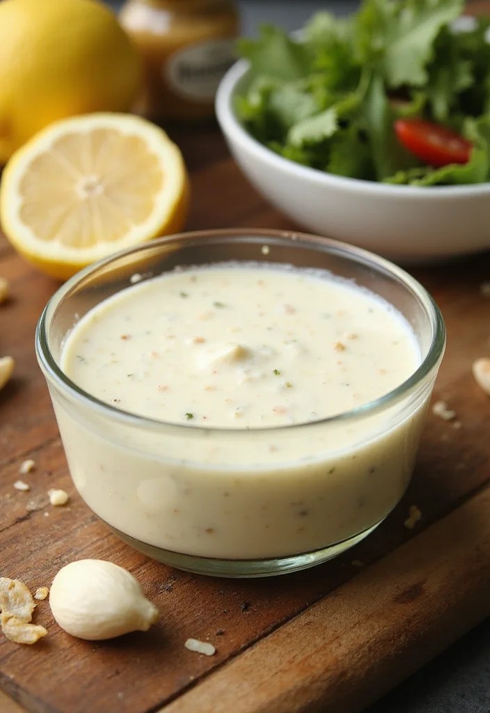 The Guilt-Free Caesar Salad That Tastes Better Than Any Restaurant—Try It Today! - Making the Creamy Guilt-Free Dressing 1