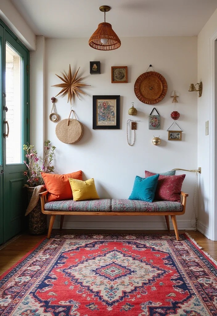 10 Boho Decor Inspirations for Every Room: Kitchen, Lobby, and Beyond! - 5. Lobby: Bold First Impression 1