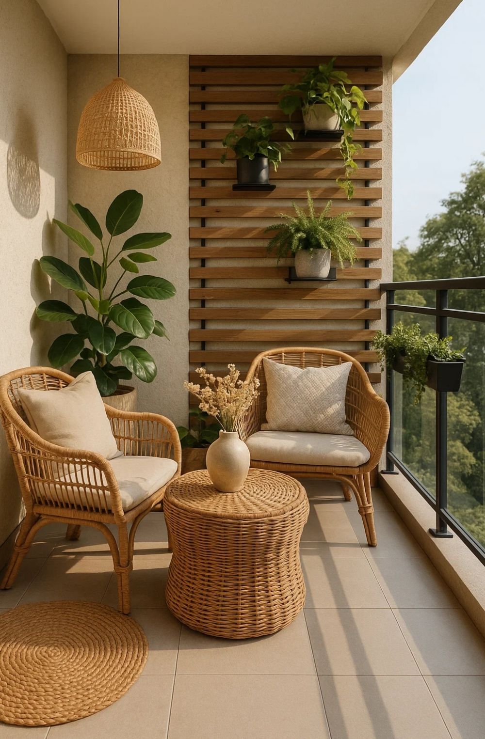 10 Boho Decor Inspirations for Every Room: Kitchen, Lobby, and Beyond! - 8. Balcony: Outdoor Oasis 1