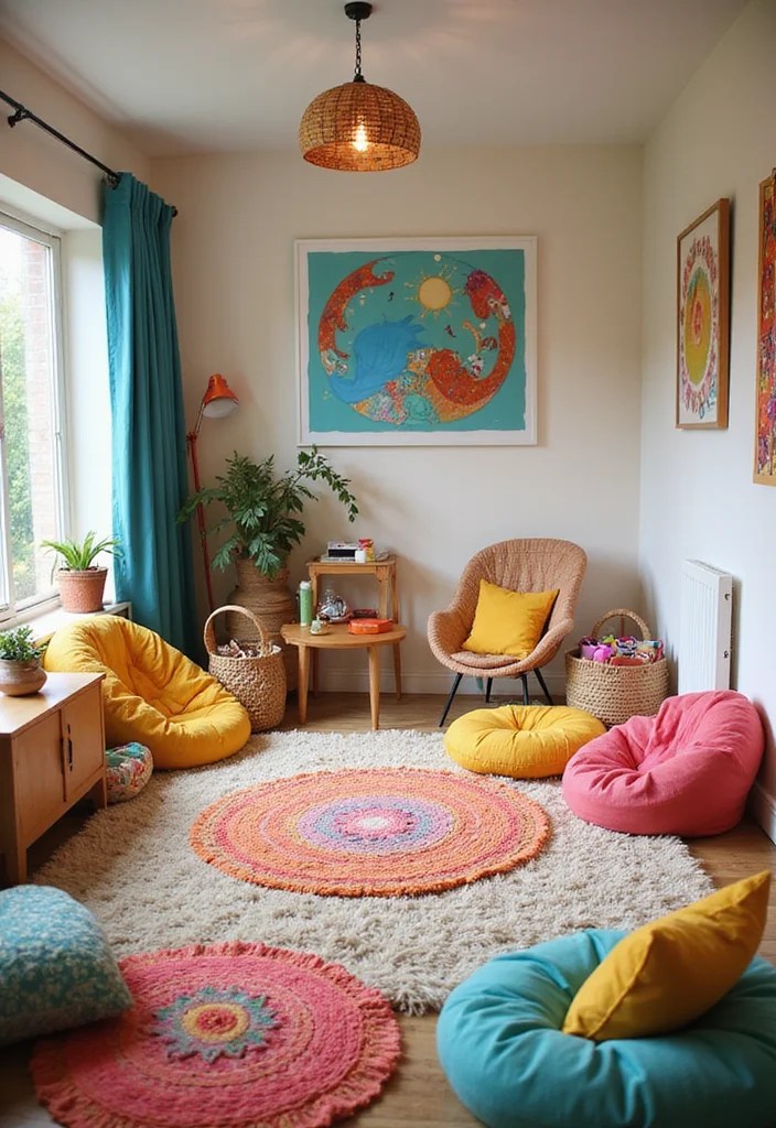 10 Boho Decor Inspirations for Every Room: Kitchen, Lobby, and Beyond! - 9. Playroom: Fun and Whimsy 1