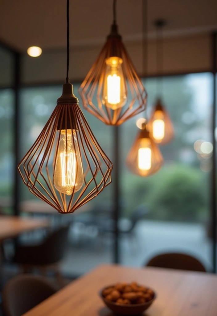3 Showstopping Indoor Lights to Transform Your Space - 1. Geometric Pendants: Modern Elegance 1