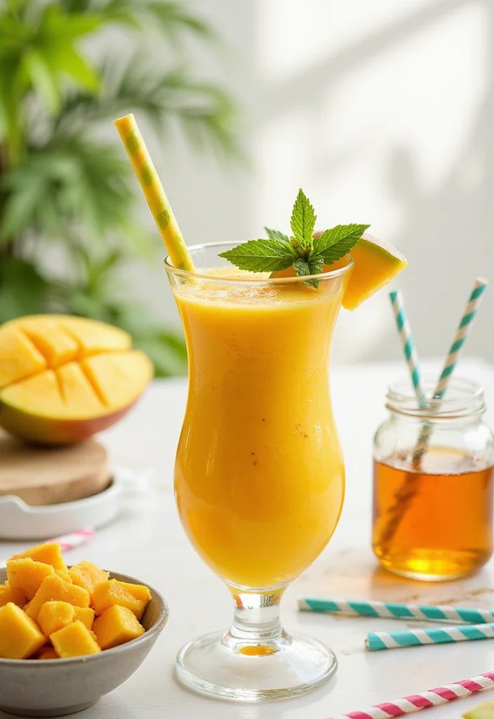 5 Fun Mango Smoothies Your Kids Will Beg for Again and Again! - 1. Mango Coconut Dream 1