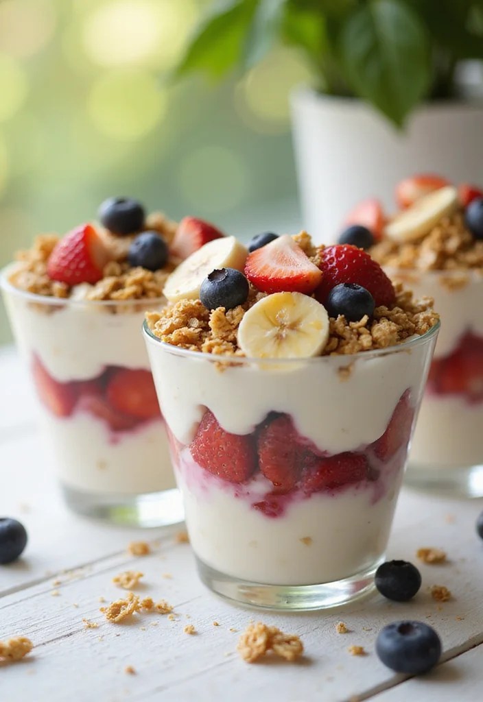 5 No-Bake Summer Snacks You’ll Make on Repeat (Ready in Minutes!) - 1. Fruity Yogurt Parfaits 1
