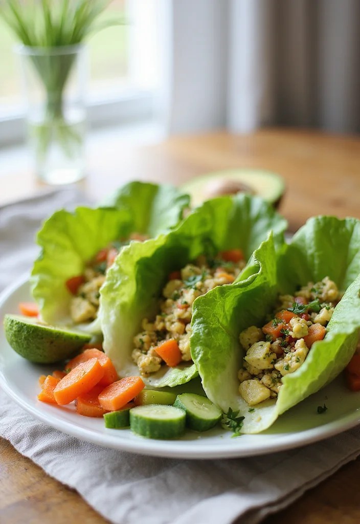 5 No-Bake Summer Snacks You’ll Make on Repeat (Ready in Minutes!) - 4. Avocado and Hummus Lettuce Wraps 1
