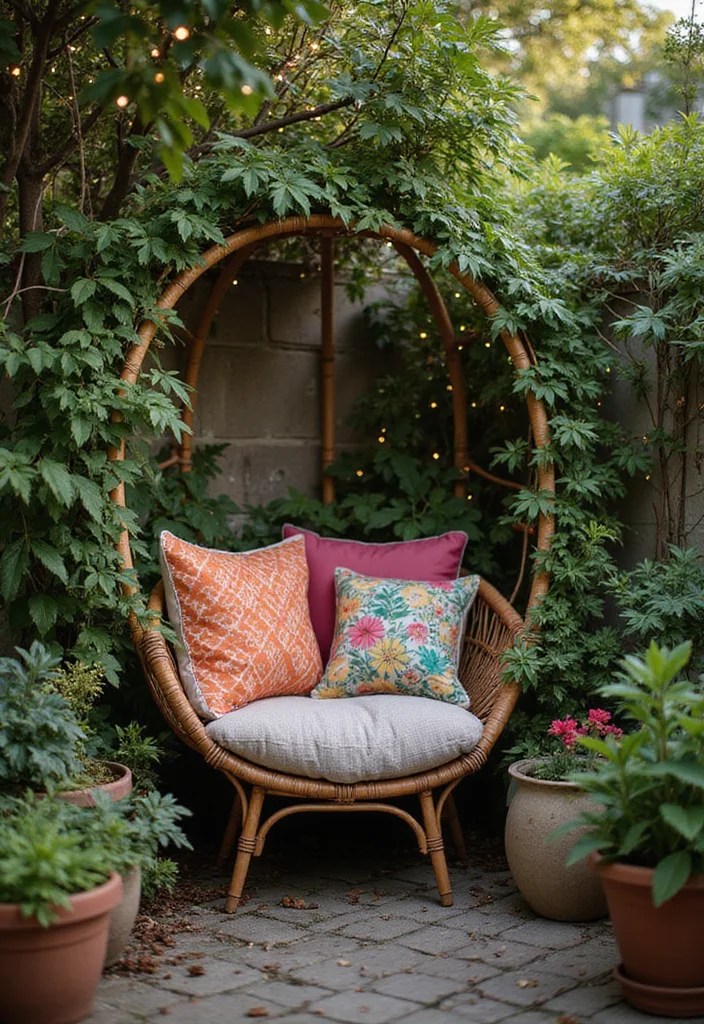 9 Easy Small Garden Ideas That Feel Like a Secret Escape (Even in a Tiny Space) - 2. Cozy Nooks with Seating 1