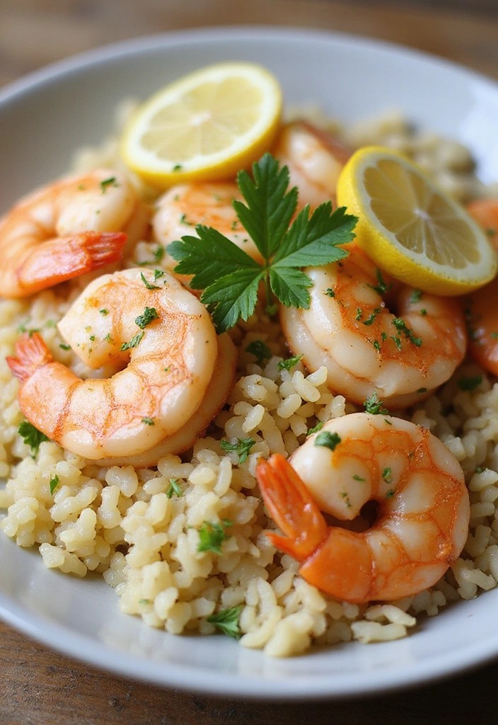 One-Pot Dinners Your Family Will Beg You to Make Again! - 4. One-Pot Lemon Garlic Shrimp and Rice 1