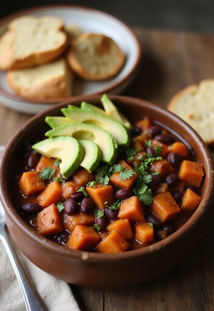 One-Pot Dinners Your Family Will Beg You to Make Again! - 9. One-Pot Sweet Potato and Black Bean Chili 1