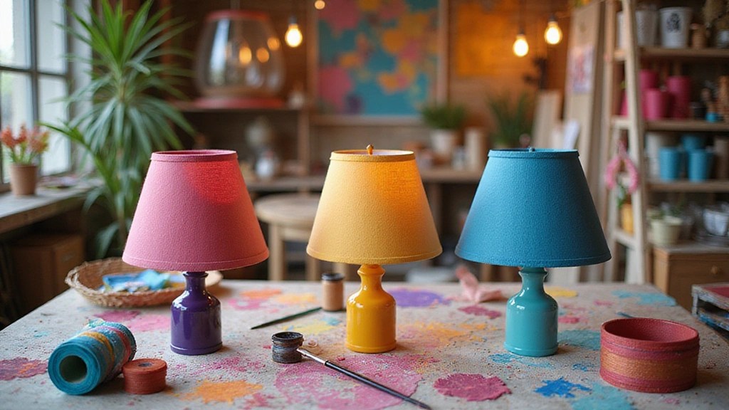 Quick Hack: Transforming Ordinary Lampshades with Fabric Dye or Trim