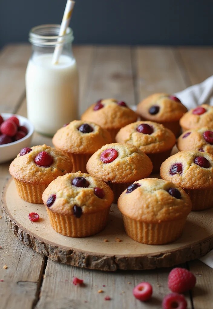 8 Amazing Yoghurt Treats for Kids That Will Make Snack Time Fun! - 8. Yoghurt and Berry Muffins 1