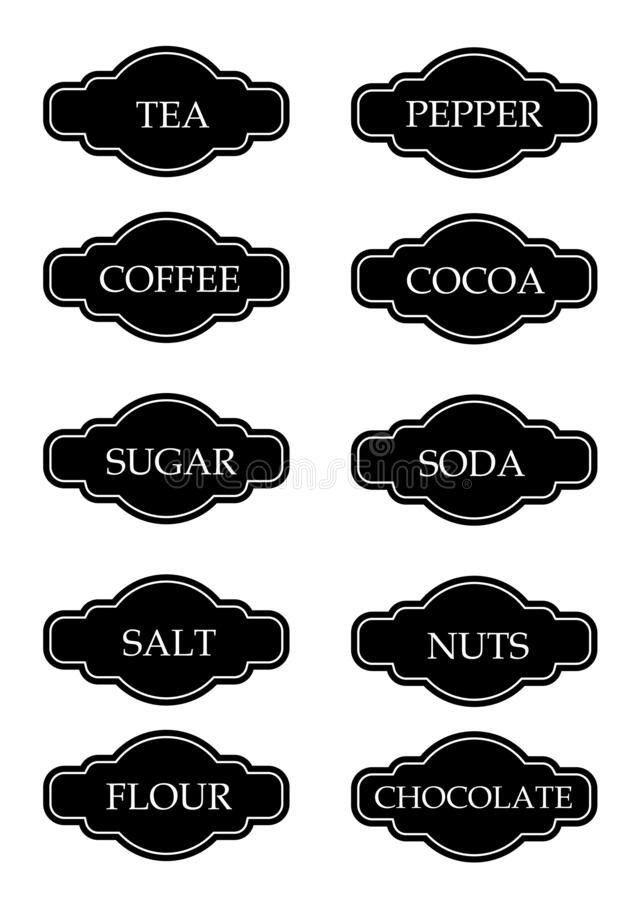 10 Custom Kitchen Labels That Combine Functionality with Style Like Never Before! - 7. Bold Typography Labels 1