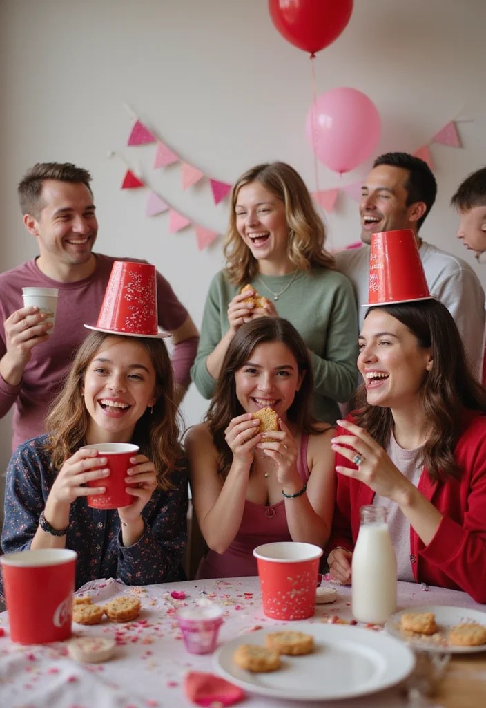 10 Hilariously Fun Galentine Party Game Ideas That Will Have Your Friends Laughing All Night! - 2. Galentine's Minute to Win It Challenges 1