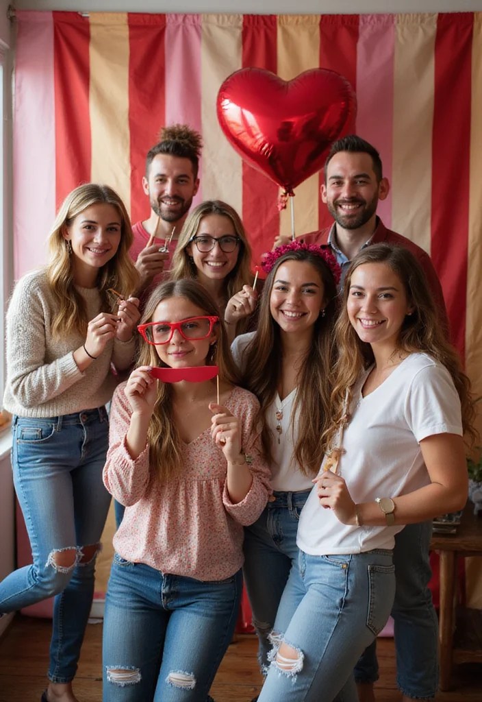 10 Hilariously Fun Galentine Party Game Ideas That Will Have Your Friends Laughing All Night! - 8. DIY Photo Booth Fun 1