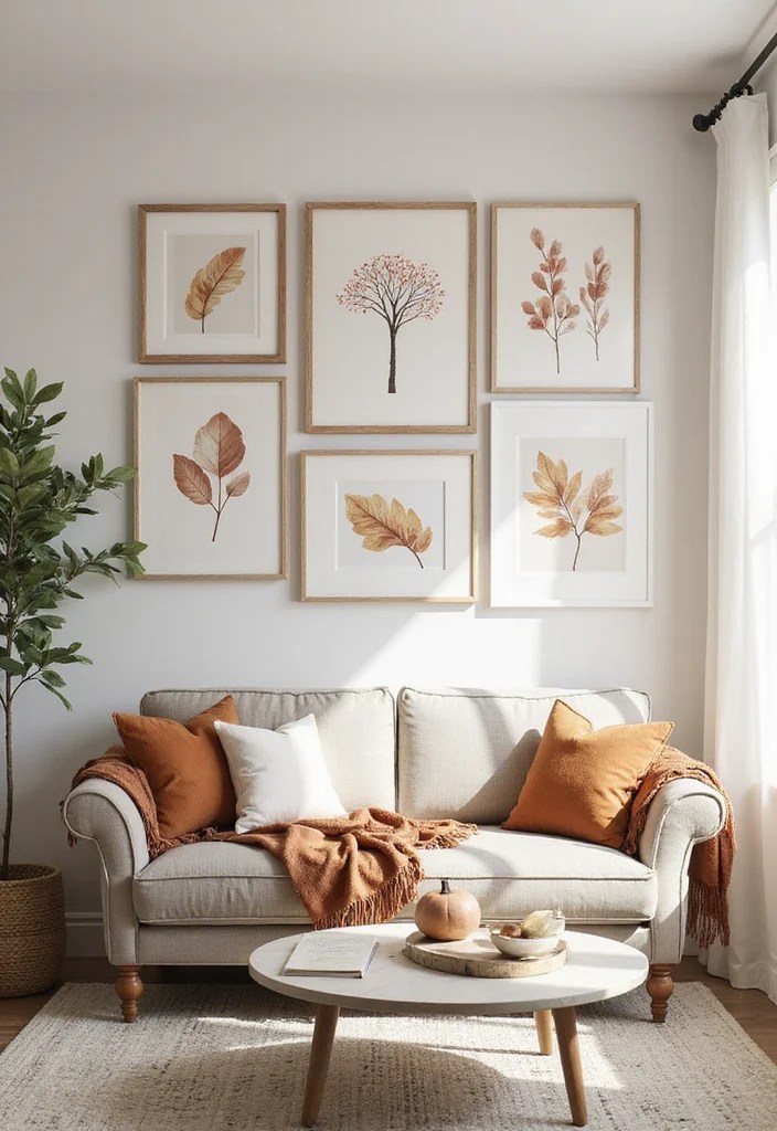 10 Neutral Halloween Decor Ideas That Won’t Scare Off Your Style! - 10. Seasonal Art Prints 1