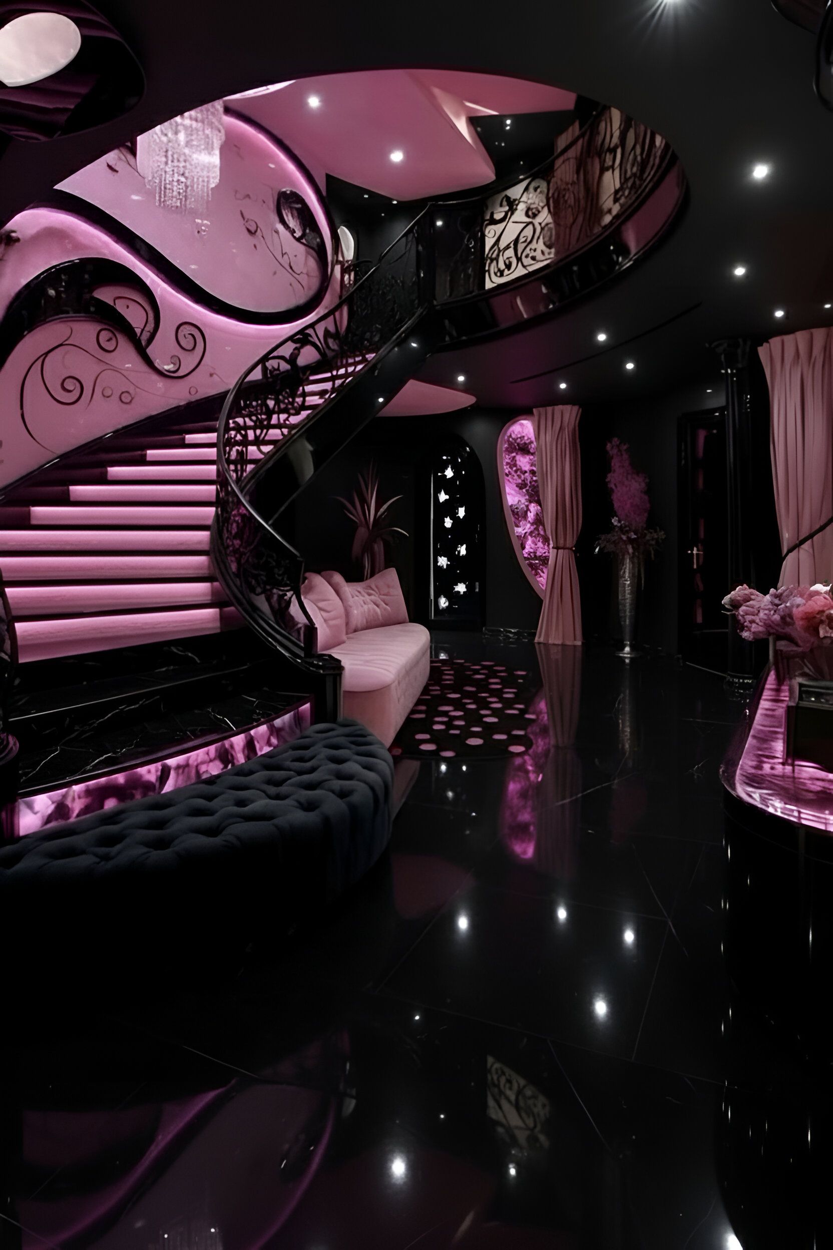 13 Gothic Glam Pink Halloween Decor Trends That Will Elevate Your Spooky Style! - 13. Enchanted Fairy Lights 1