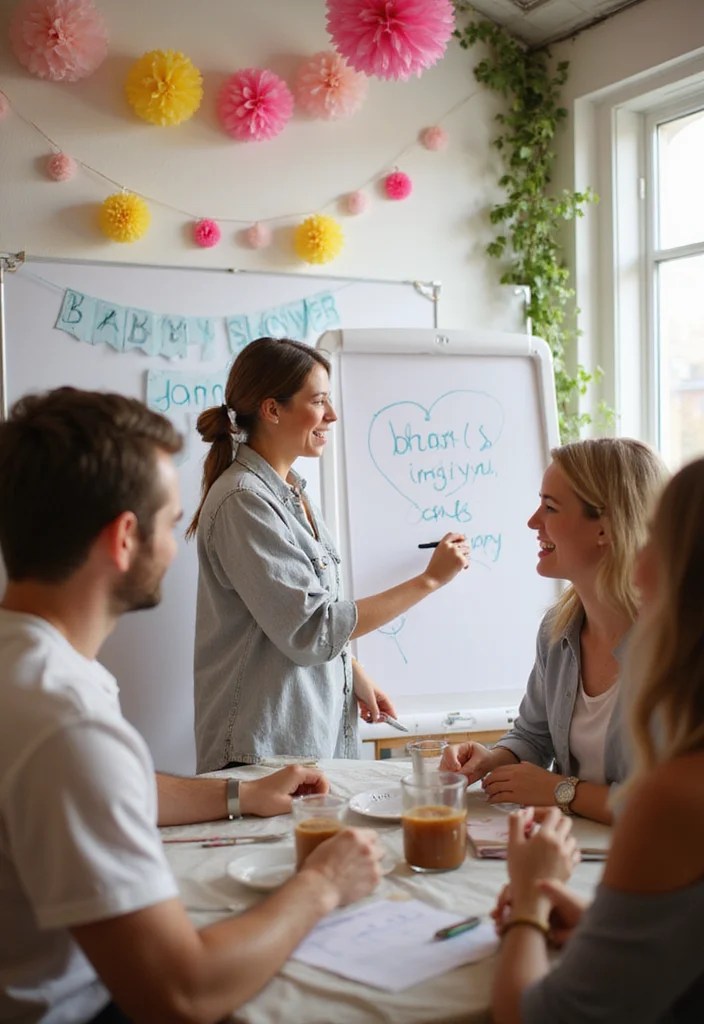 14 Fun Baby Bloom Baby Shower Games That Will Get Everyone Laughing! - 10. Baby Shower Pictionary 1